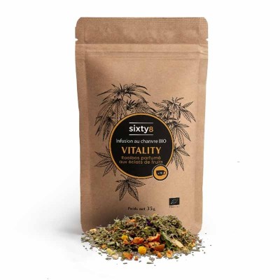 Infusions au cbd bio rooibos parfumé aux éclats de fruits Infusions au cbd bio rooibos parfumé aux éclats de fruits